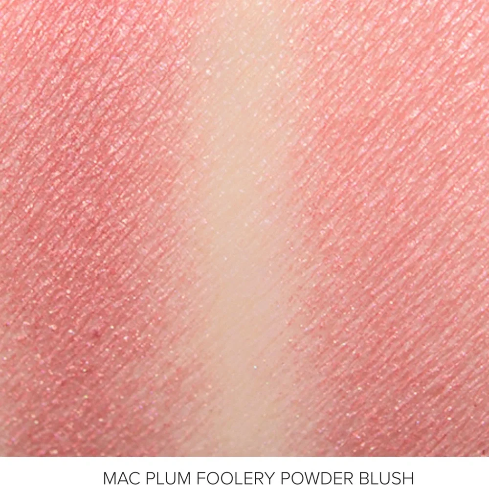 MAC Cosmetics Sheertone Shimmer Blush in Plum Foolery Swatched, HTF Discontinued